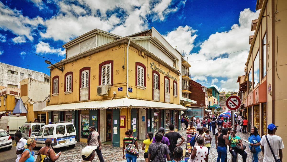 Rue vivante de Martinique